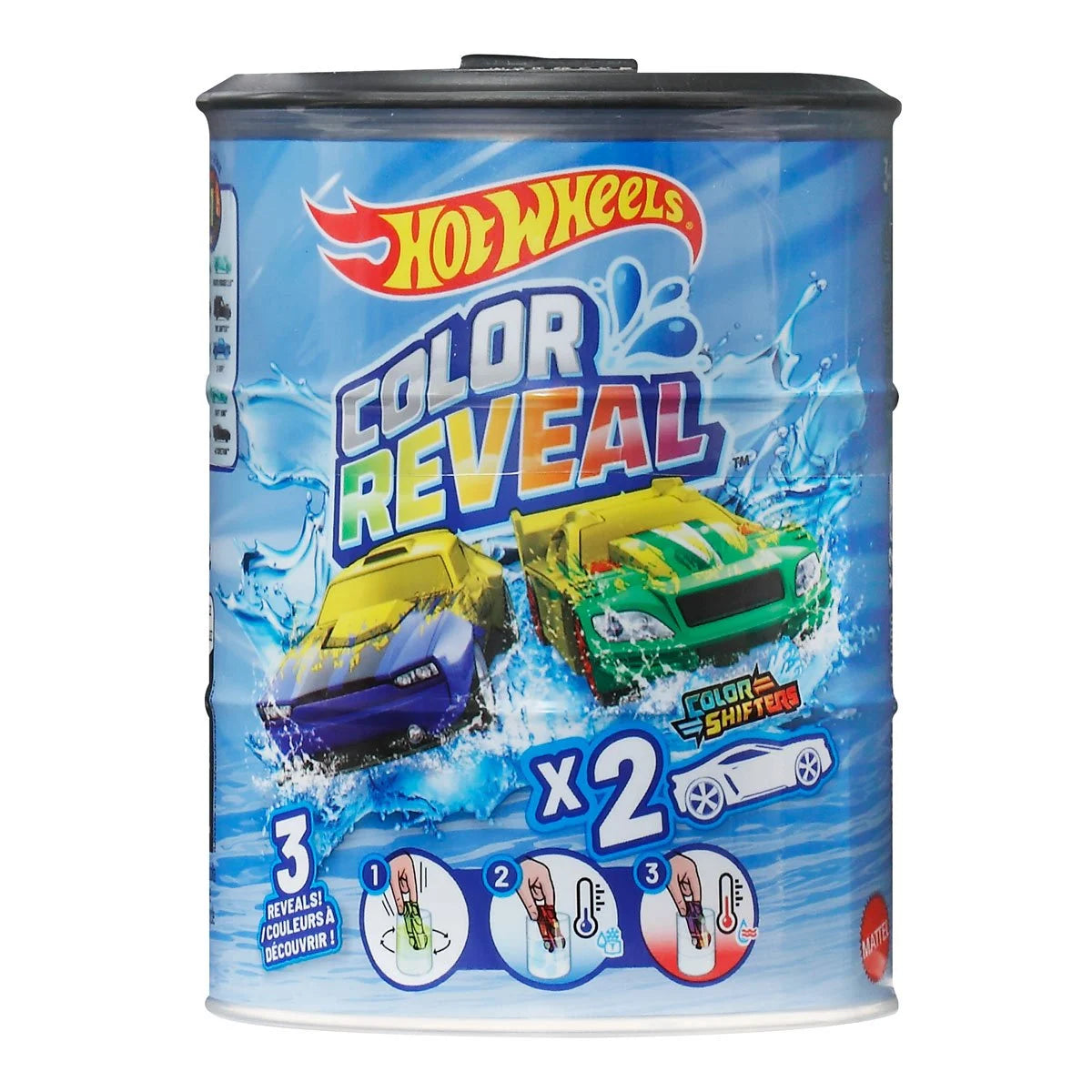 Hot Wheels Color Reveal Vehicle 2-Pack 2025 Mix 1 Display Case of 12