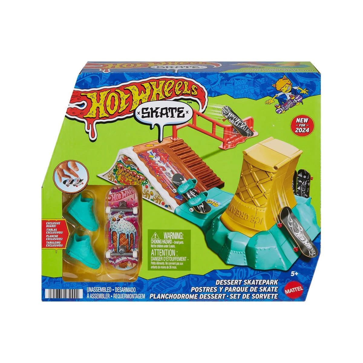 Hot Wheels Skate Drop In Skate Set 2025 Mix 1 Case of 3
