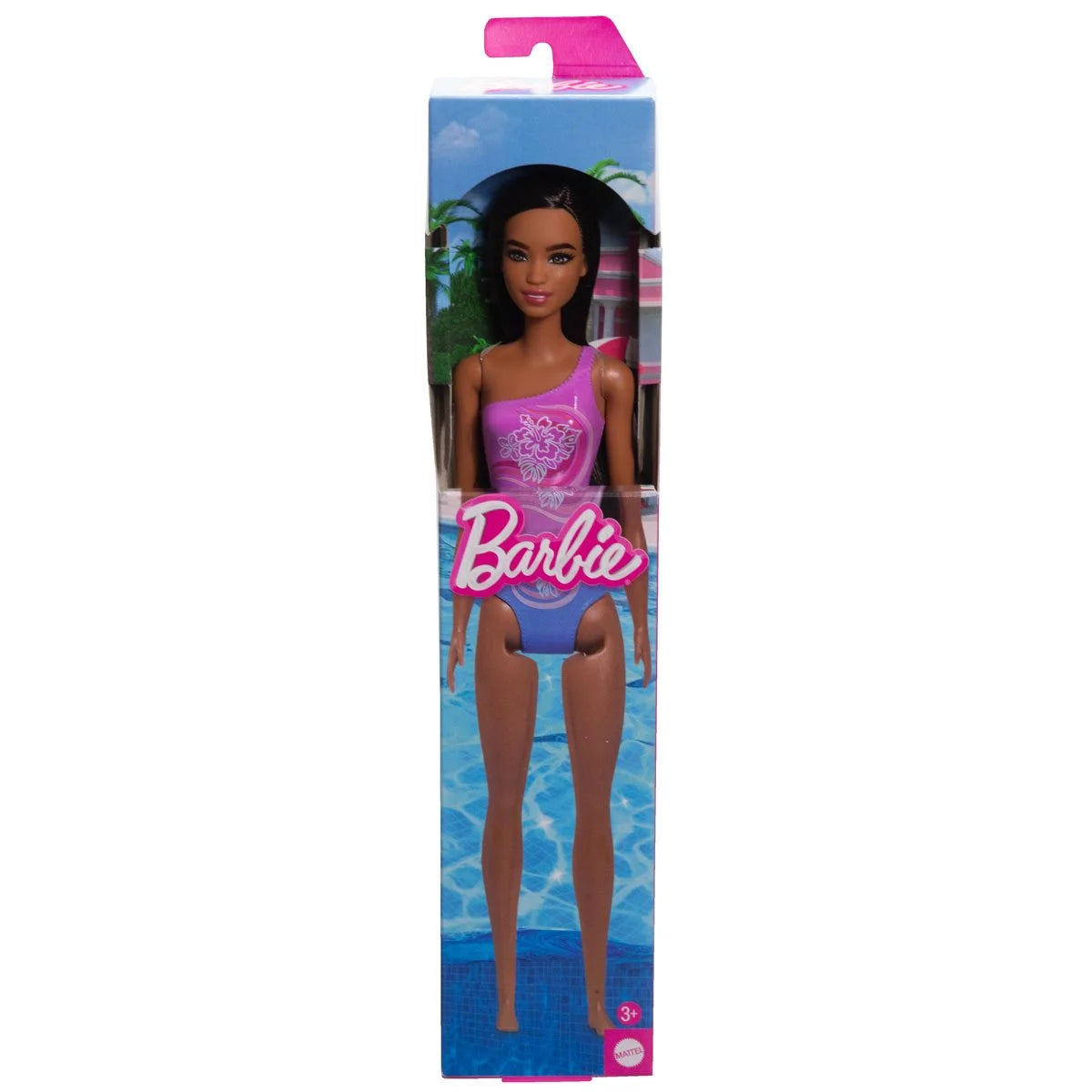 Barbie Beach Purple Doll
