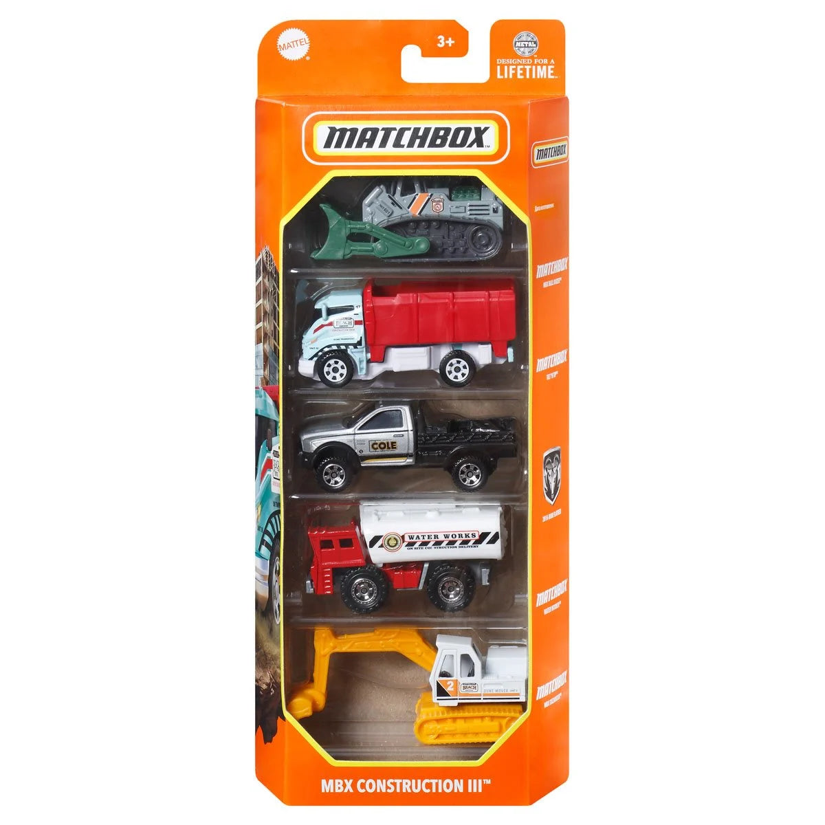 Matchbox Car Collection 5-Pack 2024 Mix 5 Vehicle Case of 12