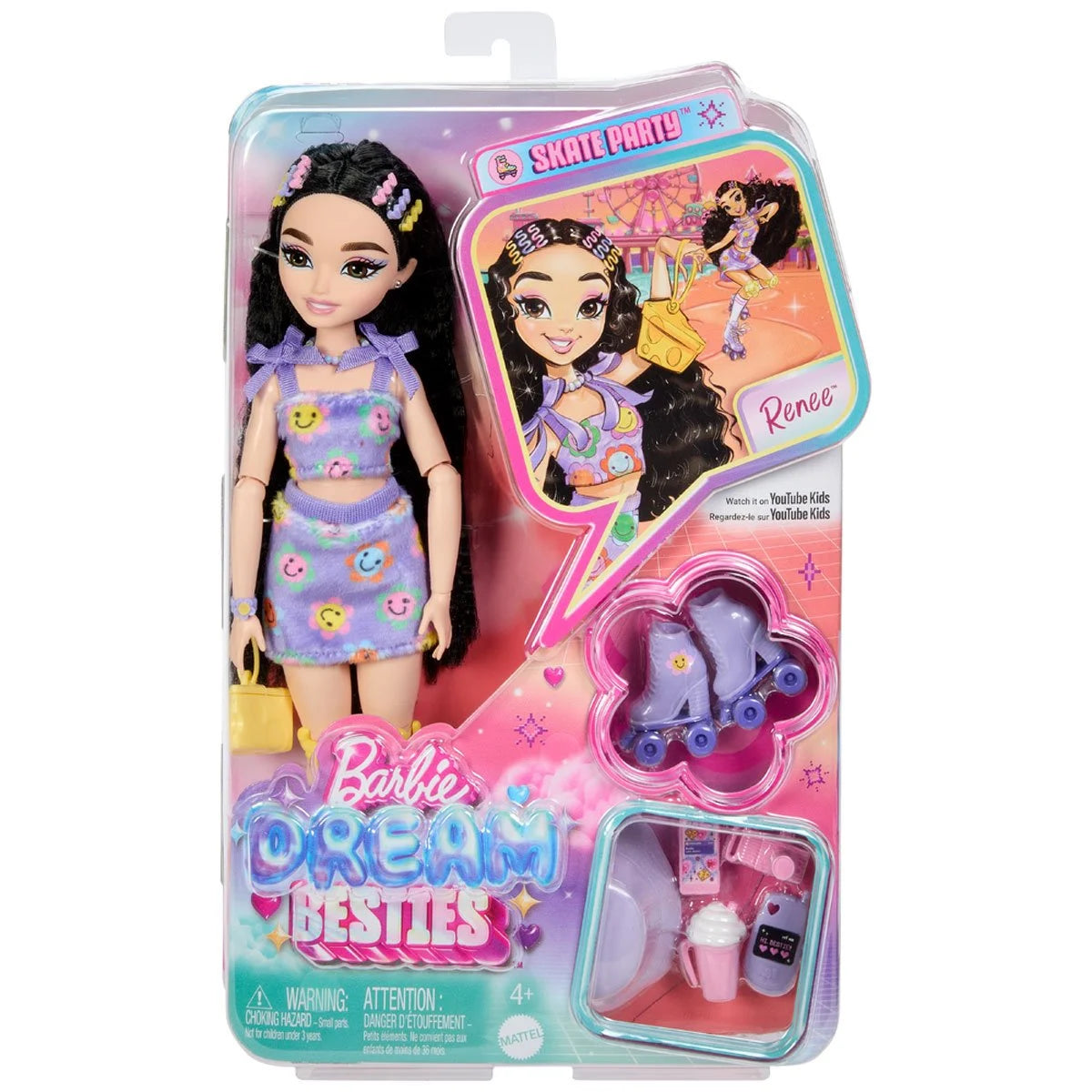 Barbie Dream Besties Skate Party Barbie Renee Doll