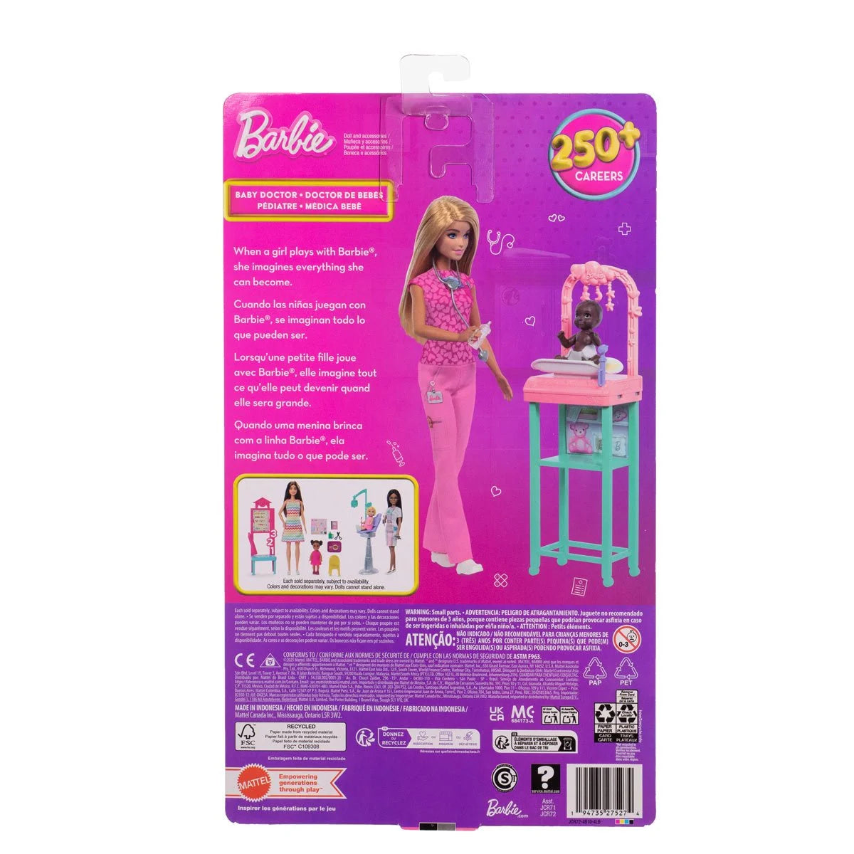 Barbie Baby Doctor Doll with Blonde Hair