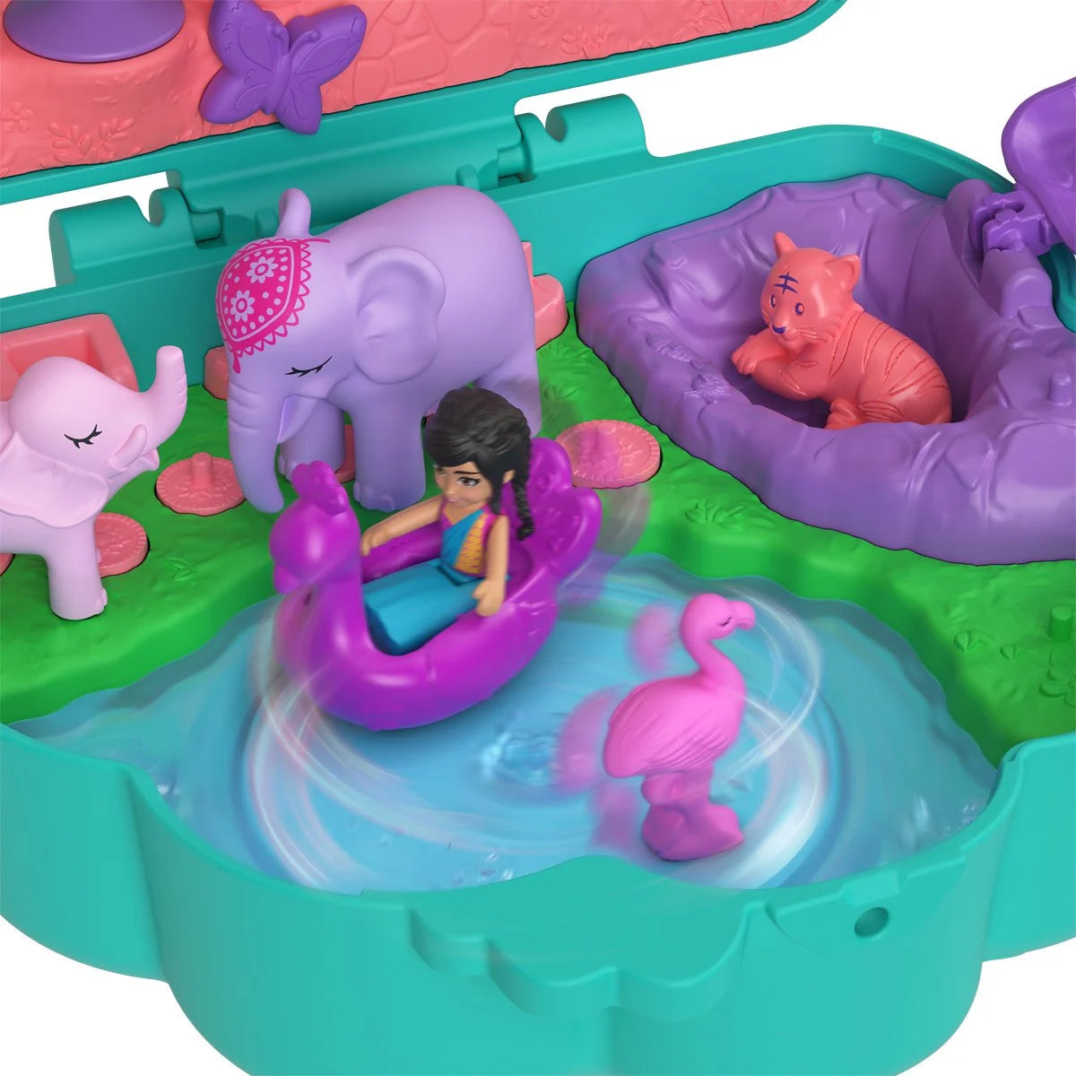 Polly Pocket Peacock Garden Compact Playset