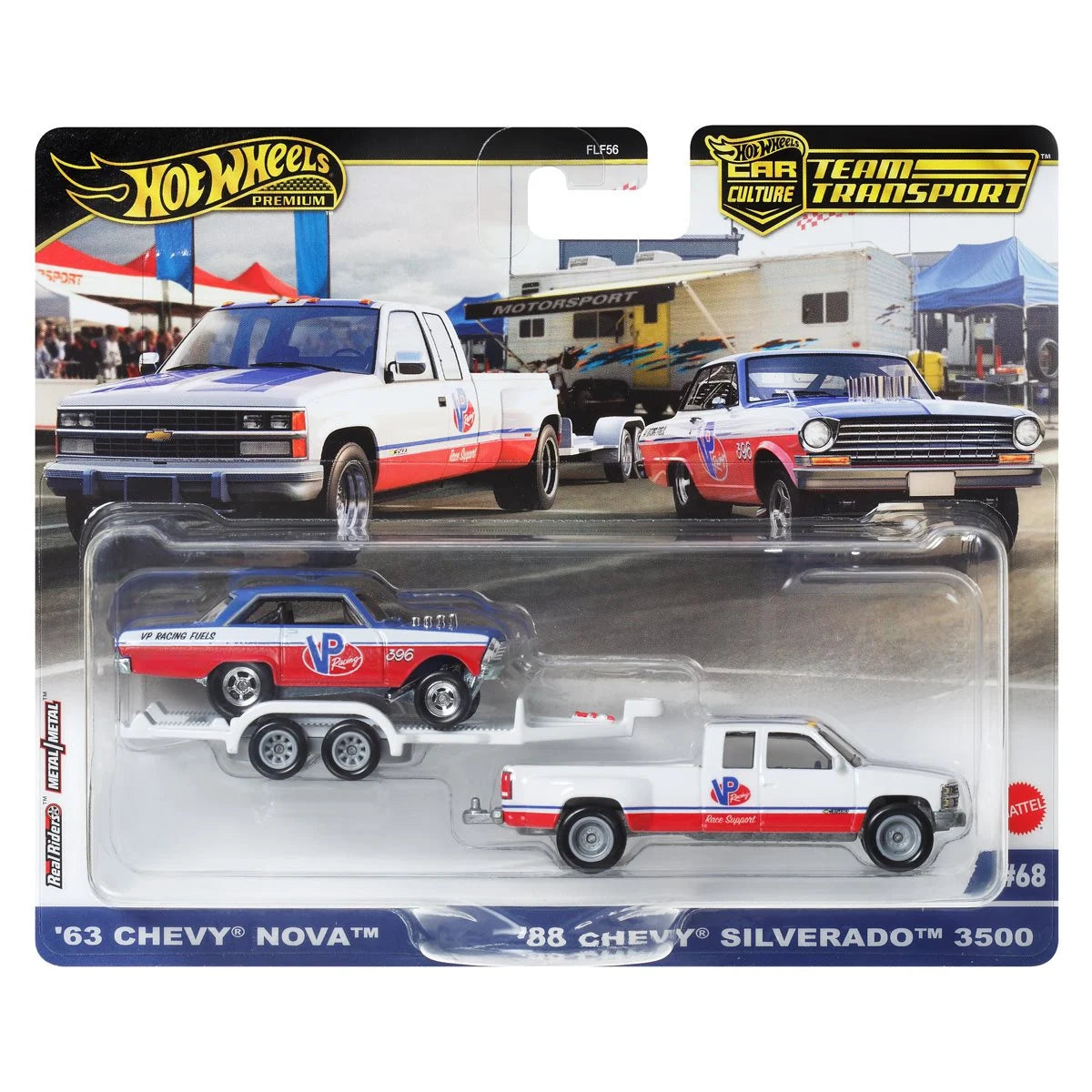 Hot Wheels Team Transport 2024 Mix 3 Vehicle Case of 4