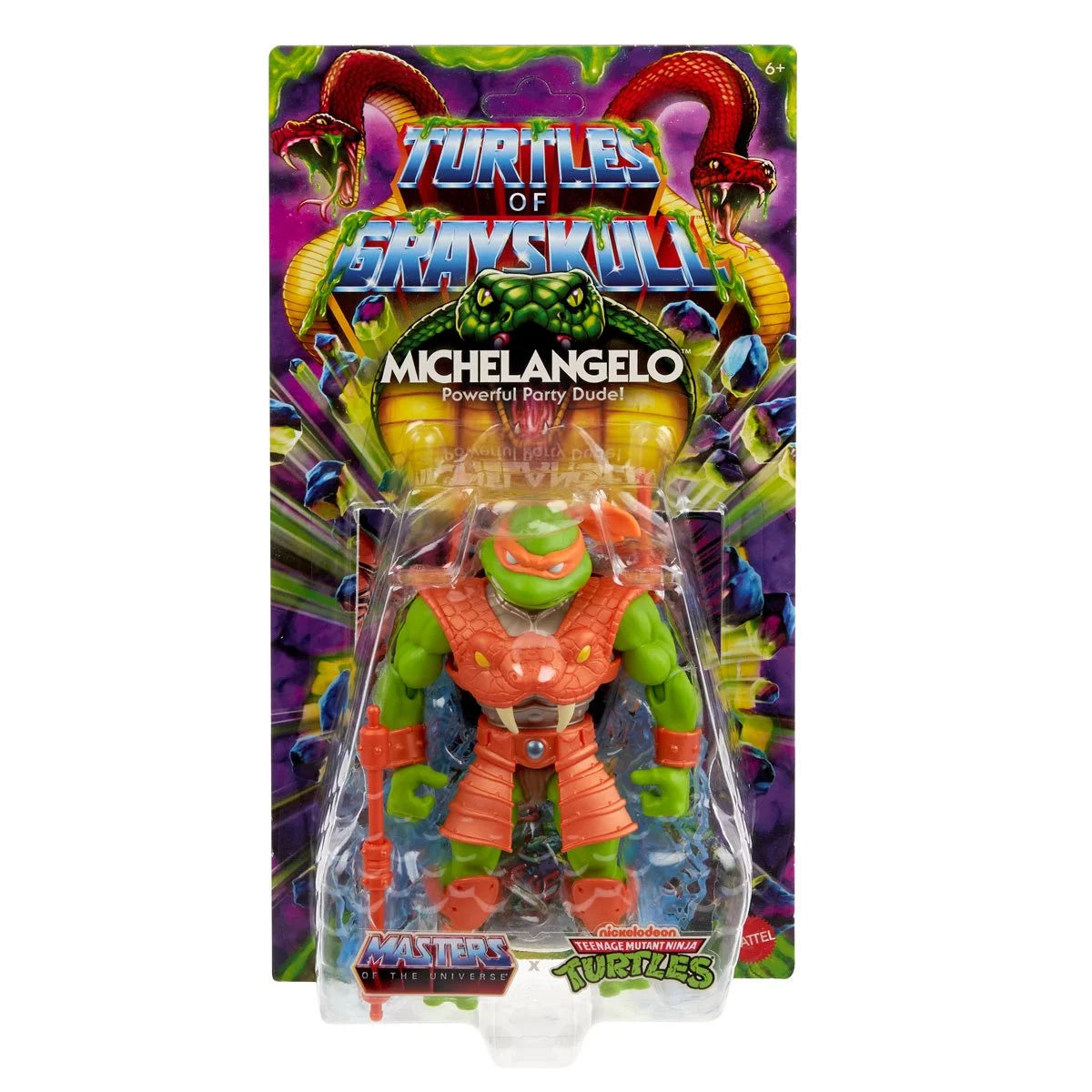 Masters of the Universe Origins Turtles of Grayskull Wave 6 Michaelangelo Action Figure