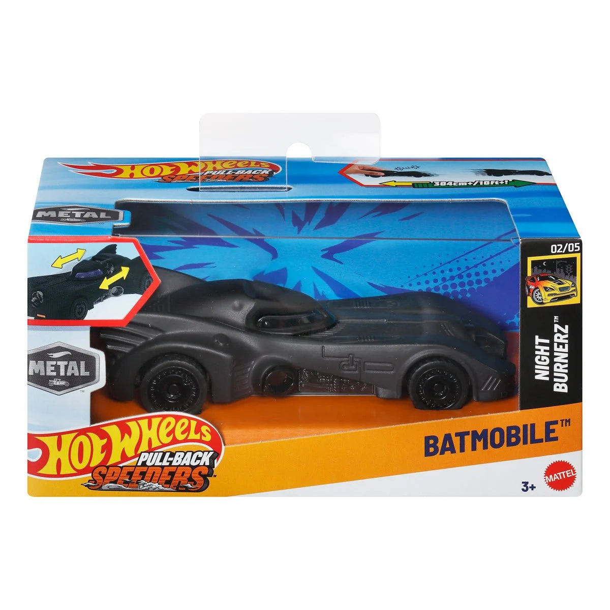 Hot Wheels Pull-Back Speeders 2025 Mix 2 Display Case of 6