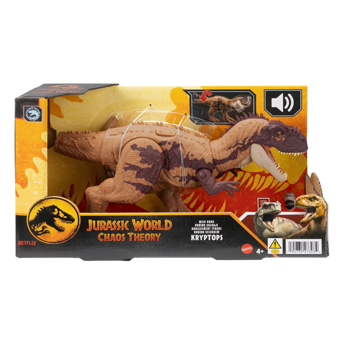 Jurassic World Wild Roar Kryptops Action Figure