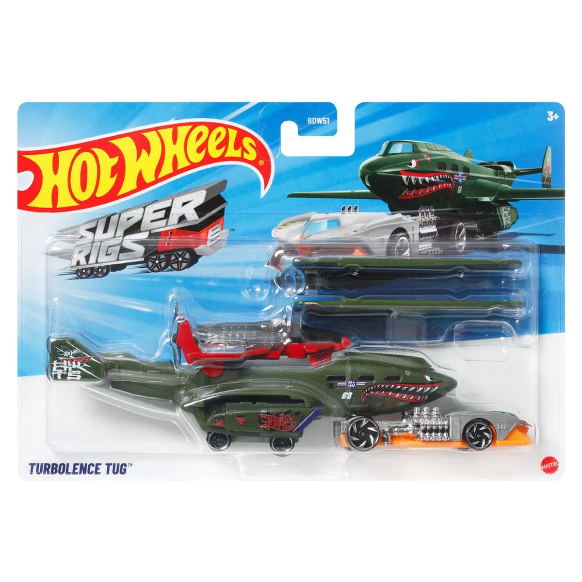 Hot Wheels Super Hauling Rig and Car 2025 Mix 1 Case of 6
