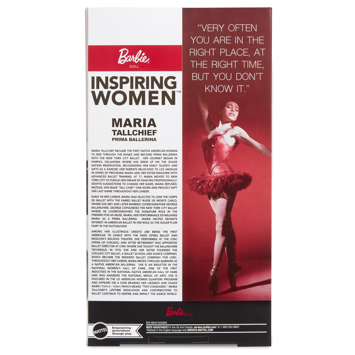 Barbie Inspiring Women Maria Tallchief Doll