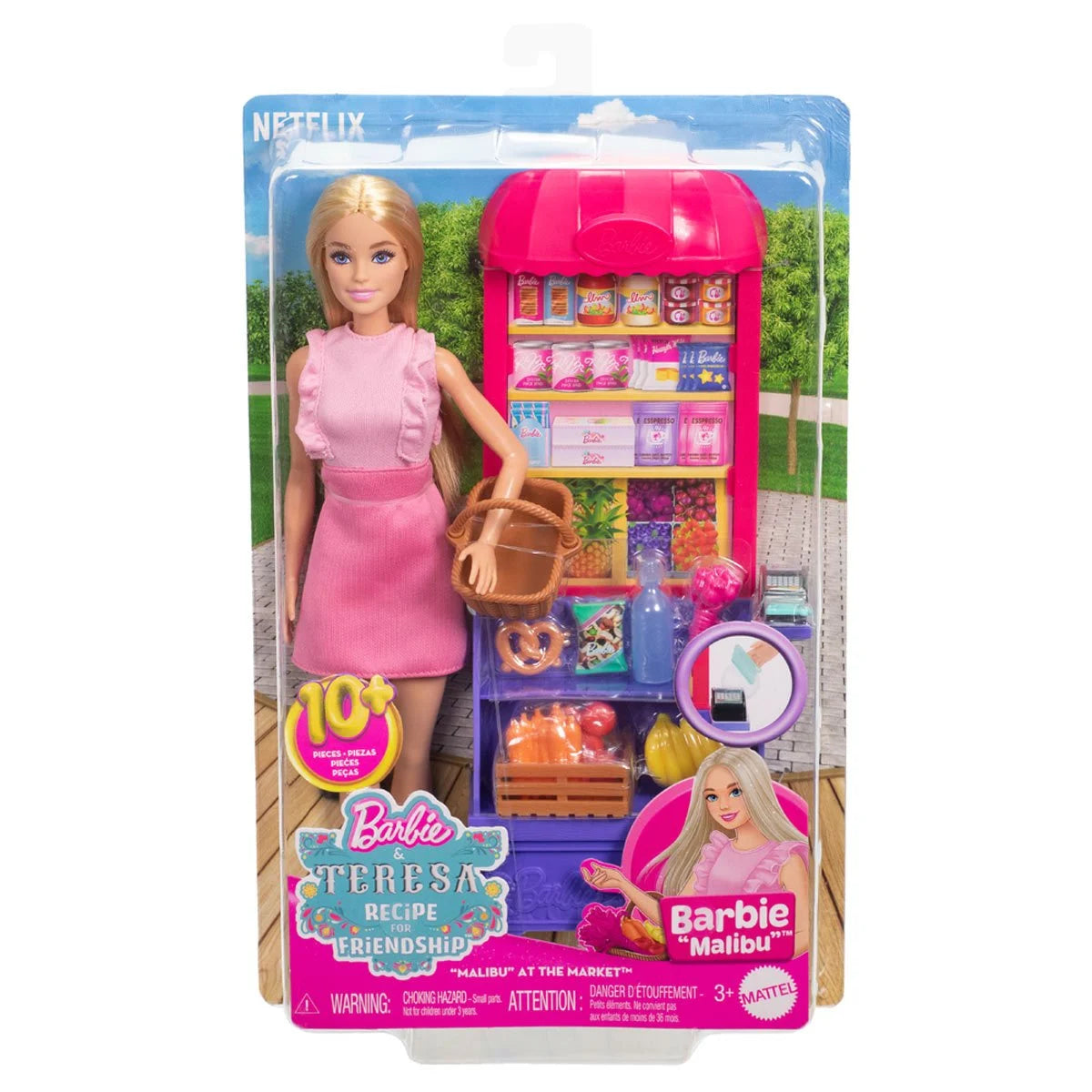 Barbie & Teresa: Recipe for Friendship Malibu at the Market Doll and Playset