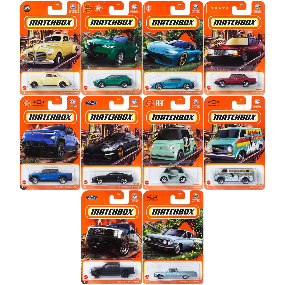 Matchbox Candy 2025 Mix 1 Vehicle Case of 10
