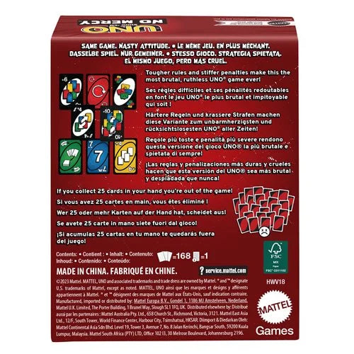 UNO Show 'em No Mercy Card Game