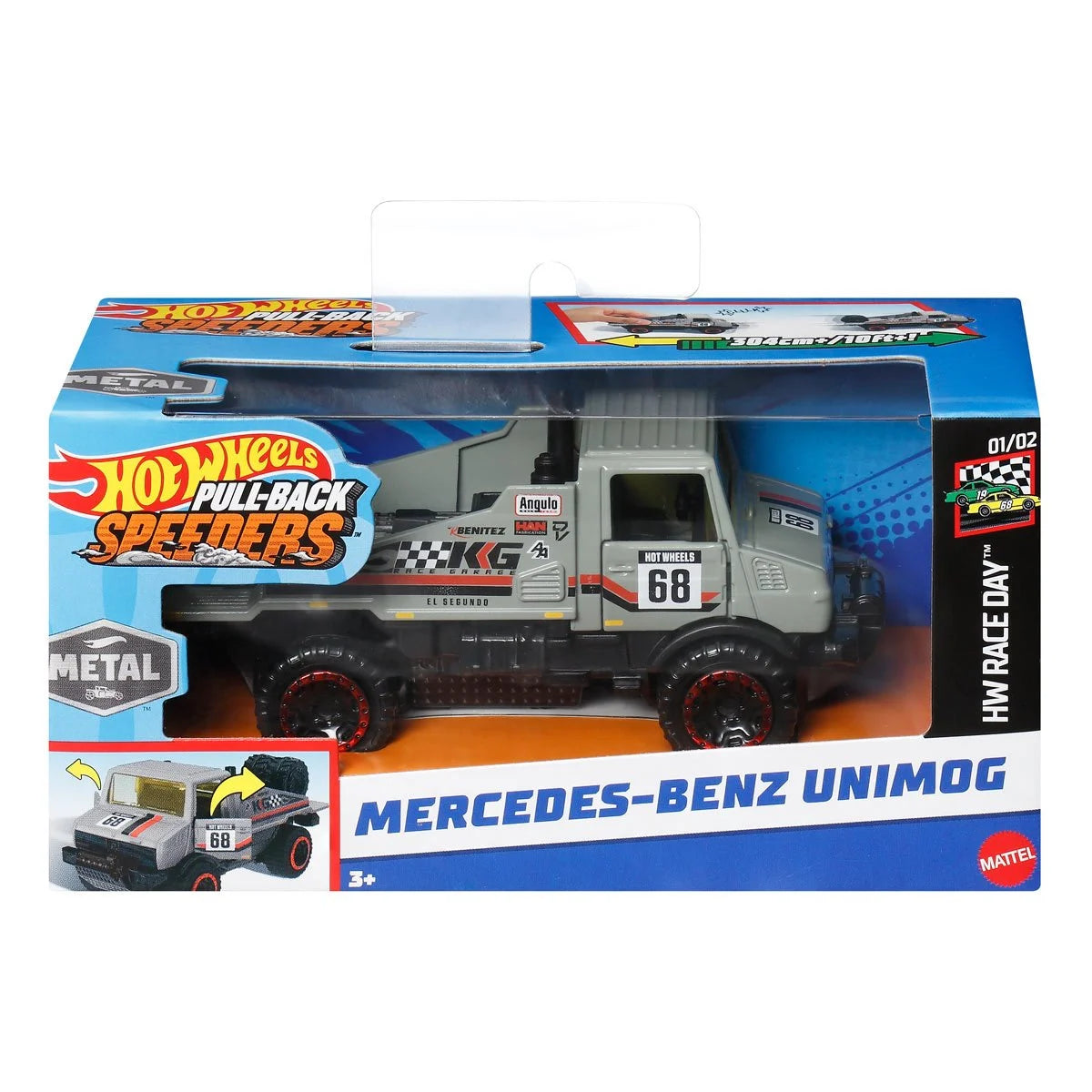 Hot Wheels Pull-Back Speeders 2025 Mix 1 Case of 12