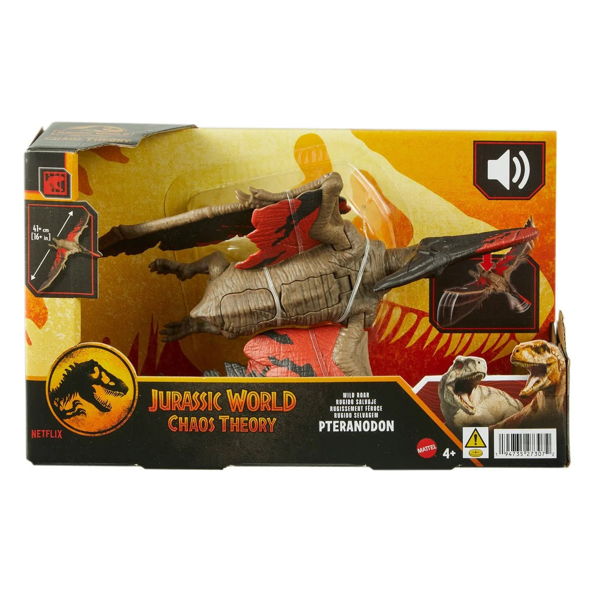 Jurassic World Wild Roar Pteranodon Action Figure