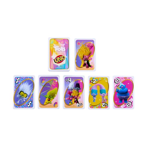 Trolls 3 Band Together UNO Card Game