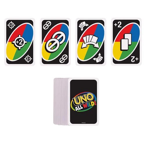 UNO All Wild Card Game Display Case of 24