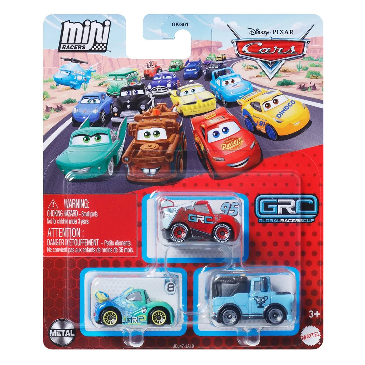 Cars Mini Racers 3-Pack 2025 Mix 1 Case of 6