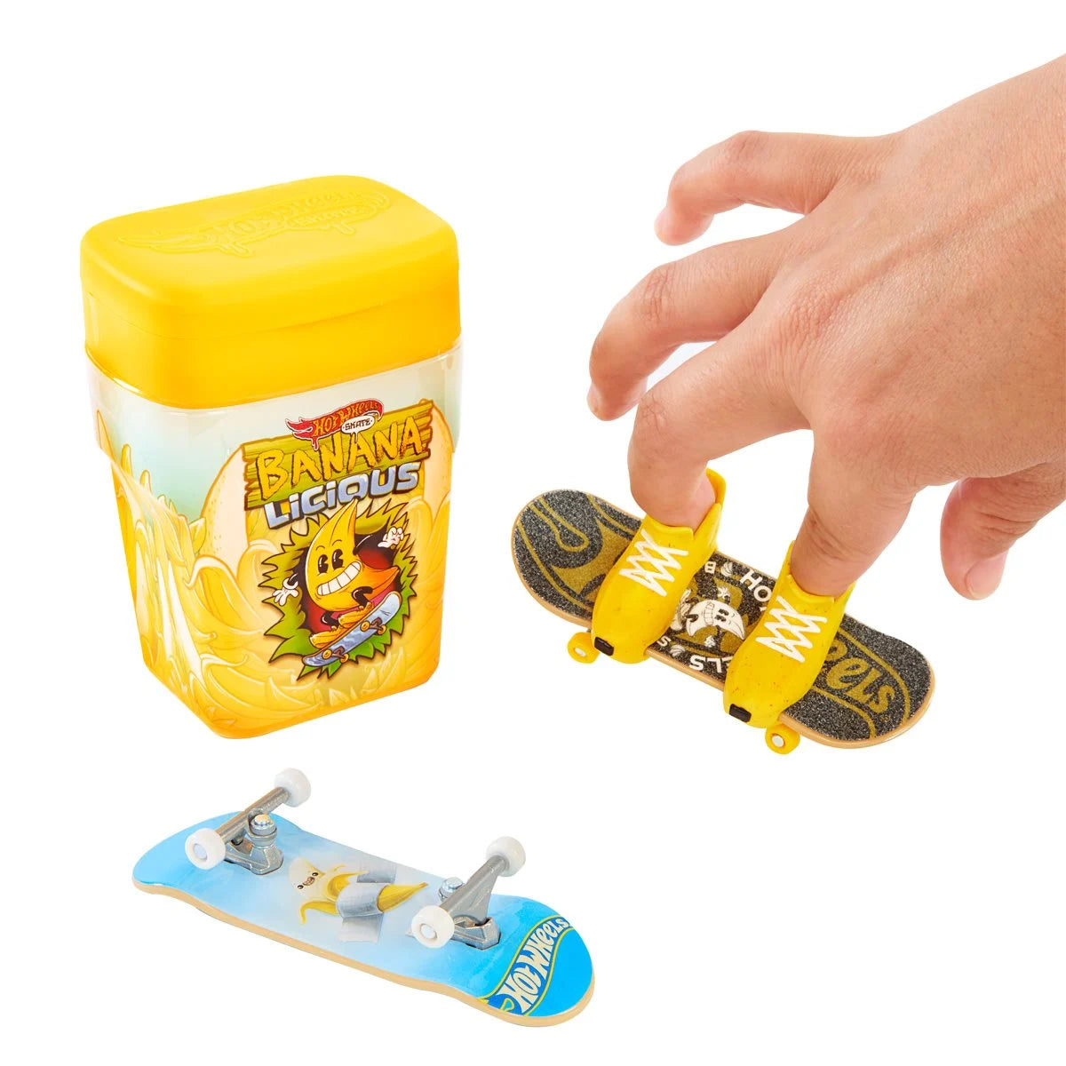 Hot Wheels Skate Fingerboard Flavor Stasher 2-Pack 2024 Mix 1 Case of 6