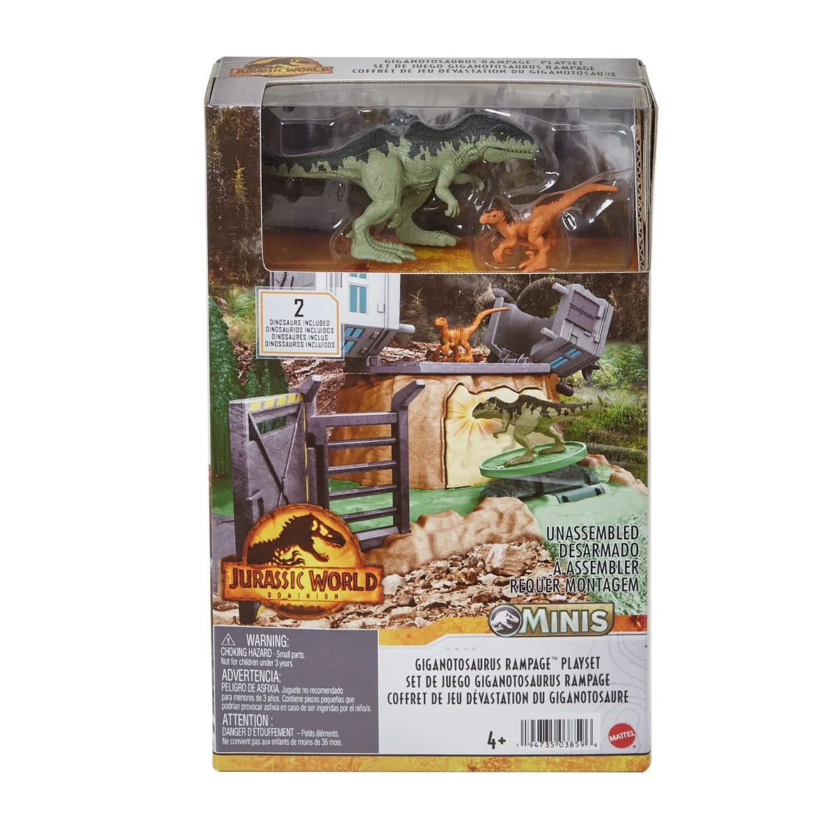 Jurassic World: Dominion Mini-Figure Playset Case of 4
