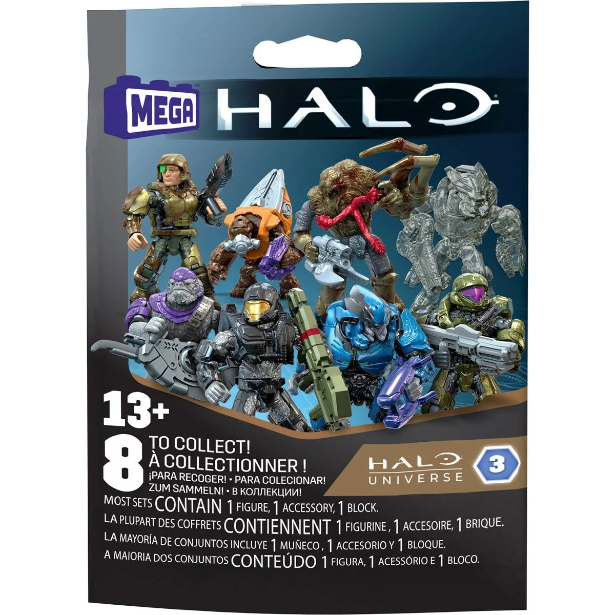 Halo Mega Construx 2024 Mix 3 Micro Figure Blind-Bag Case of 32