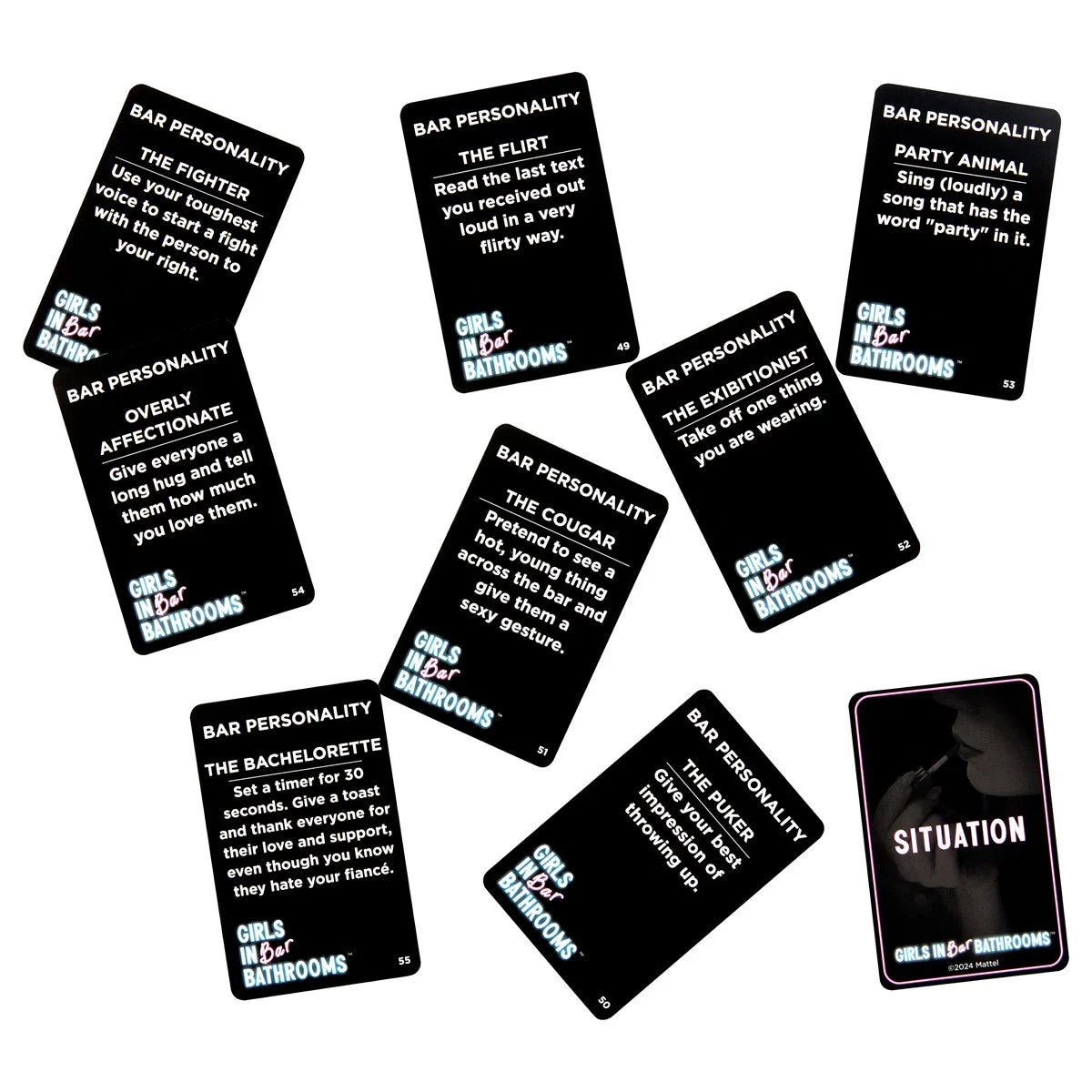 Girls in Bar Bathrooms Card Game