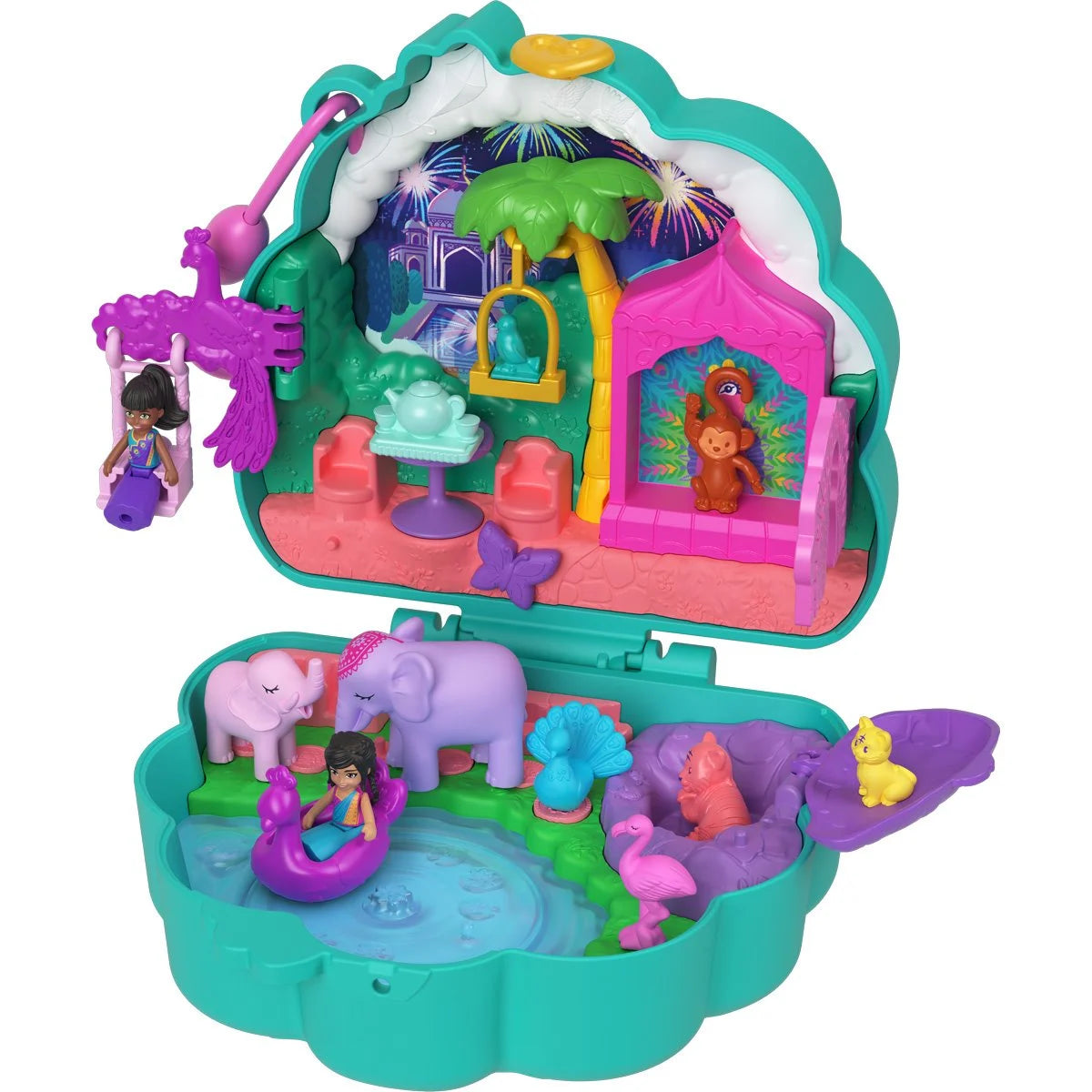 Polly Pocket Peacock Garden Compact Playset