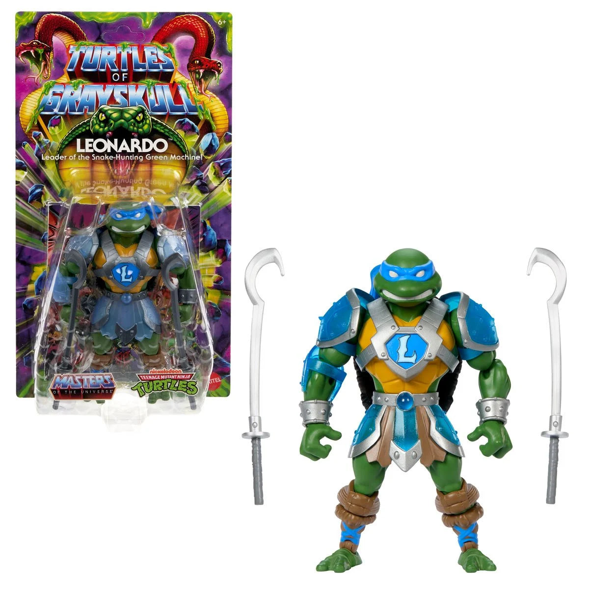 Masters of the Universe Origins Turtles of Grayskull Wave 6 Leonardo Action Figure
