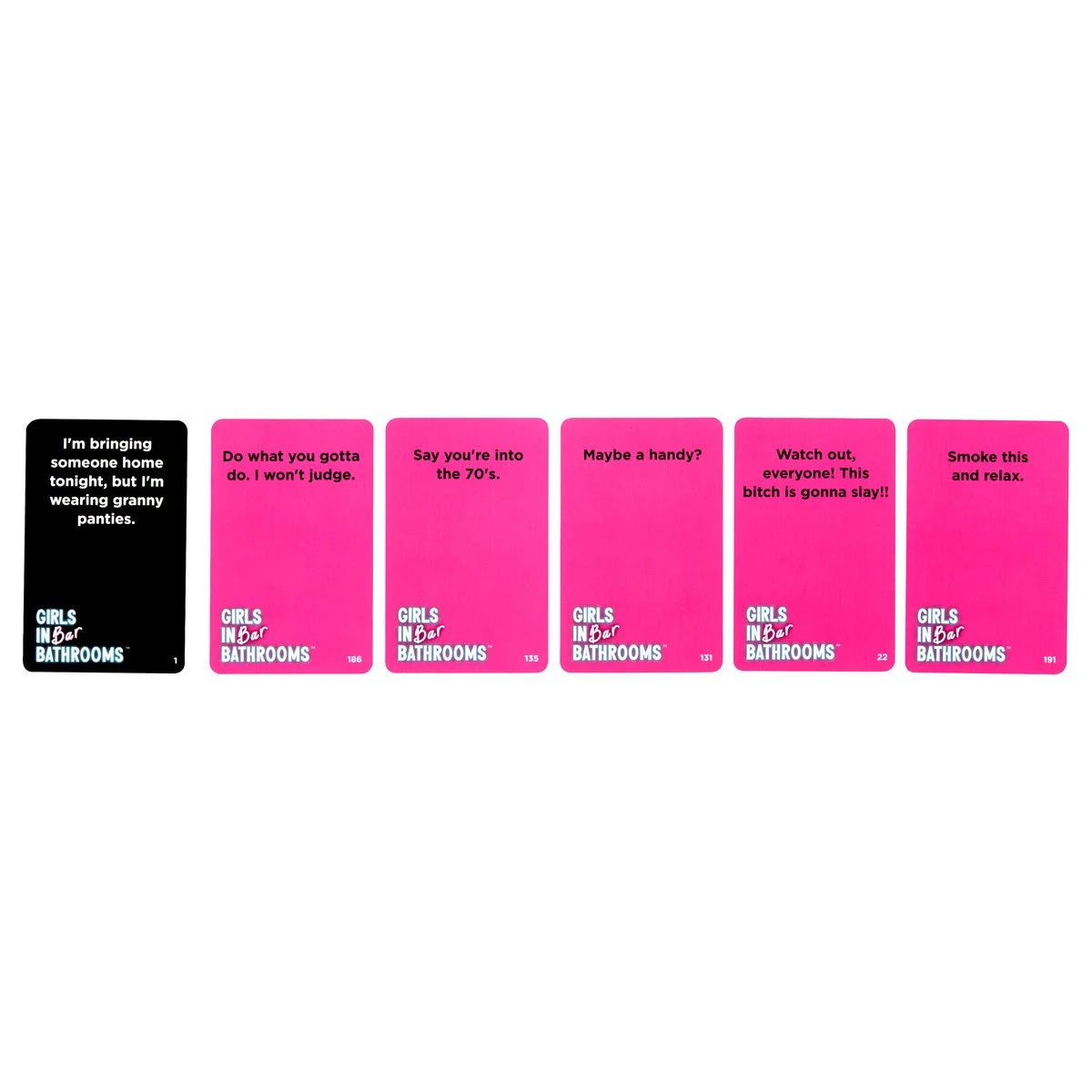 Girls in Bar Bathrooms Card Game