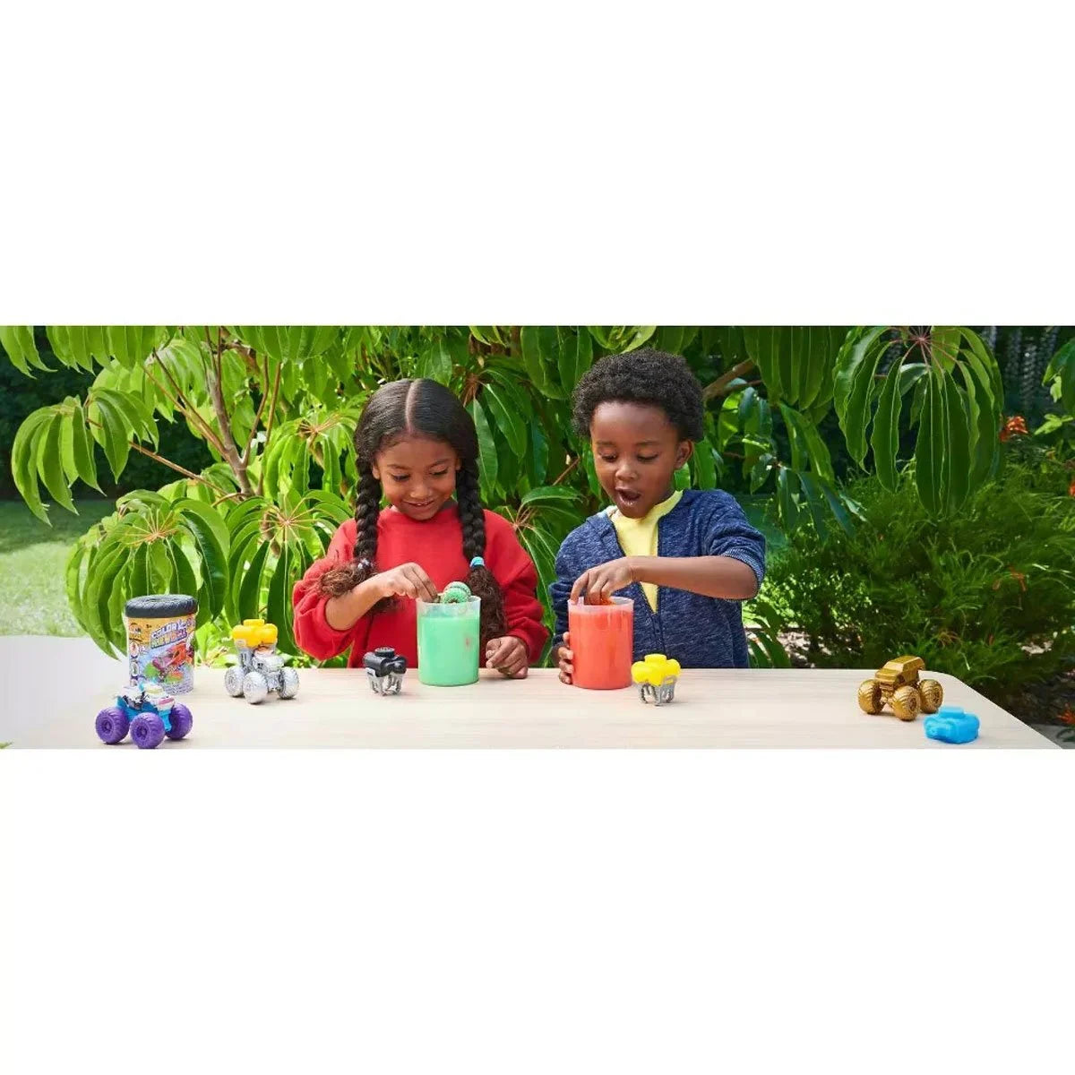 Hot Wheels Monster Trucks Color Reveal Water Blaster 1:64 Scale Vehicle 2024 Mix 3 Case of 8