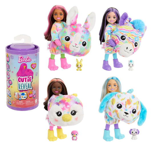 Barbie Chelsea Cutie Reveal Dream Series Doll Case of 3