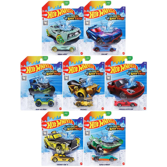Hot Wheels Color Shift 1:64 Vehicle 2025 Mix 2 Case of 10