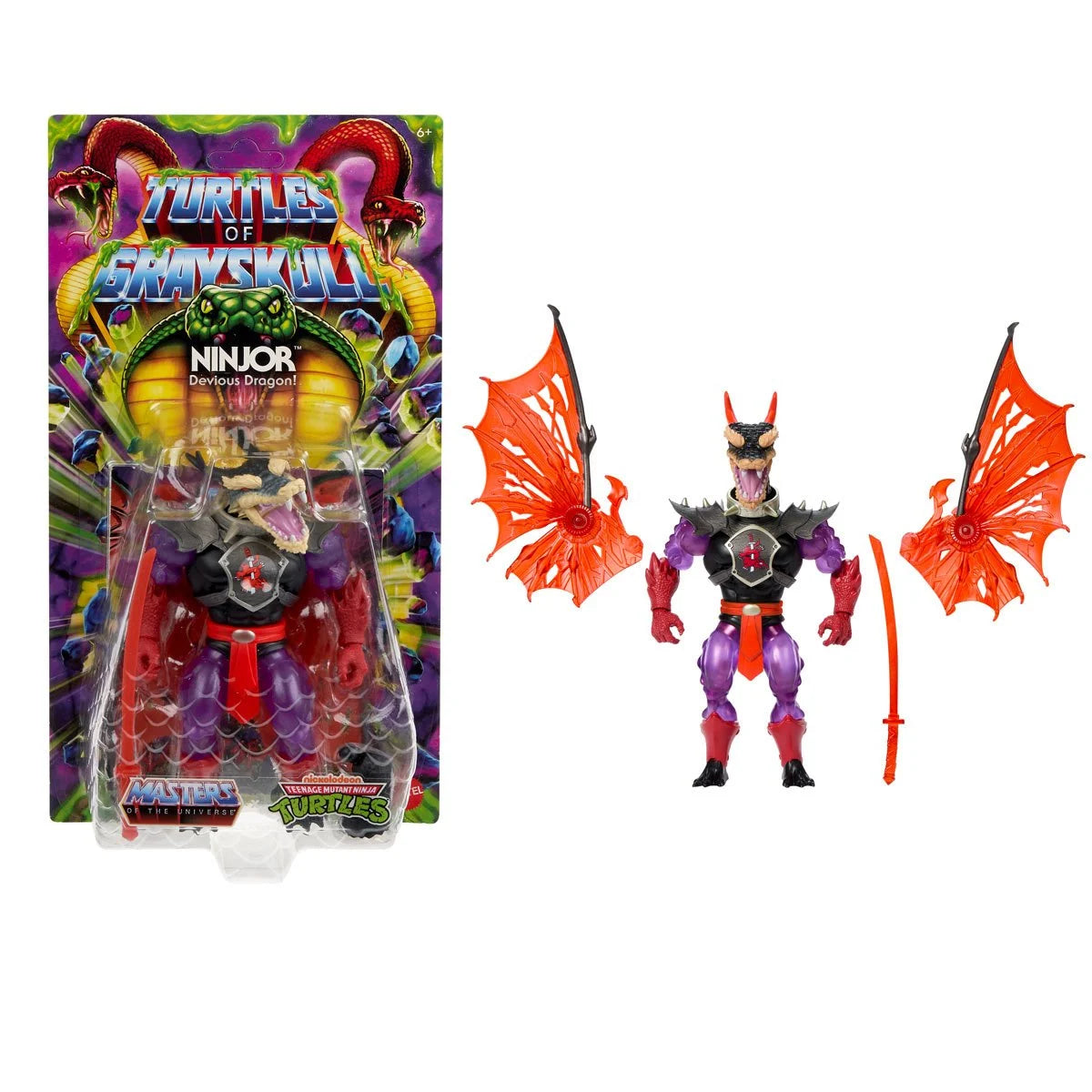 Masters of the Universe Origins Turtles of Grayskull Wave 6 Ninjor Action Figure