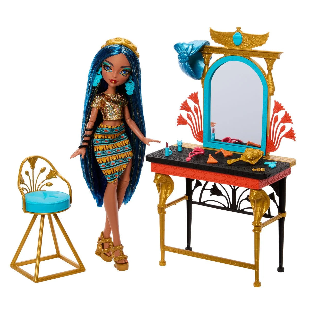Monster High Cleo de Nile Doll and Vanity Playset