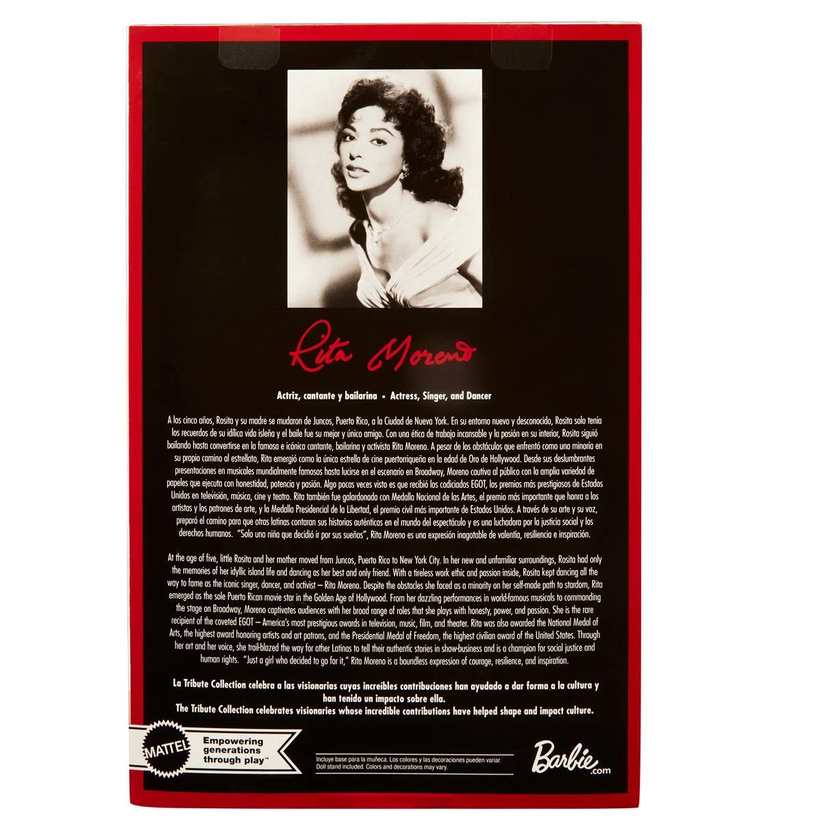 Barbie Rita Moreno Tribute Collection Doll