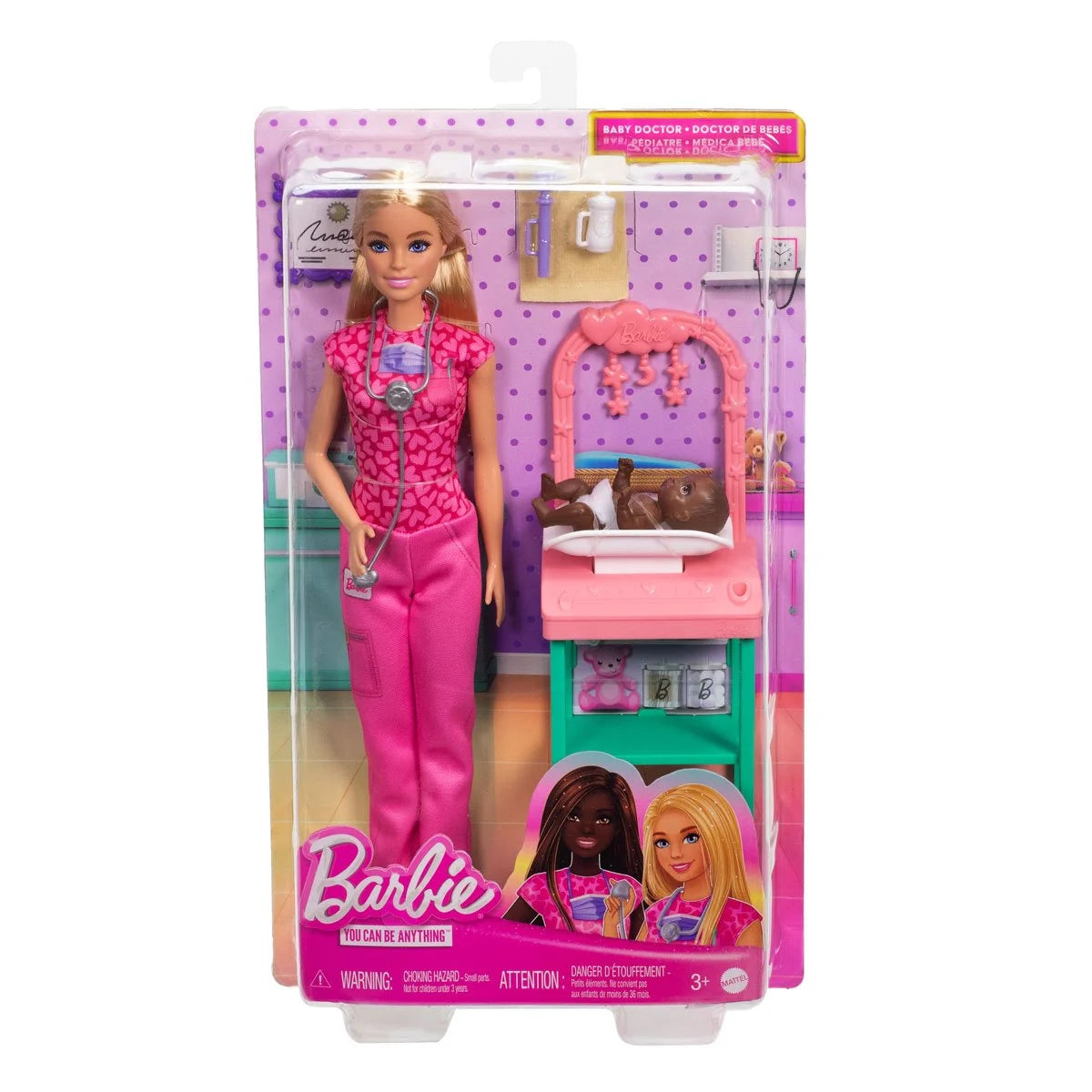 Barbie Baby Doctor Doll with Blonde Hair