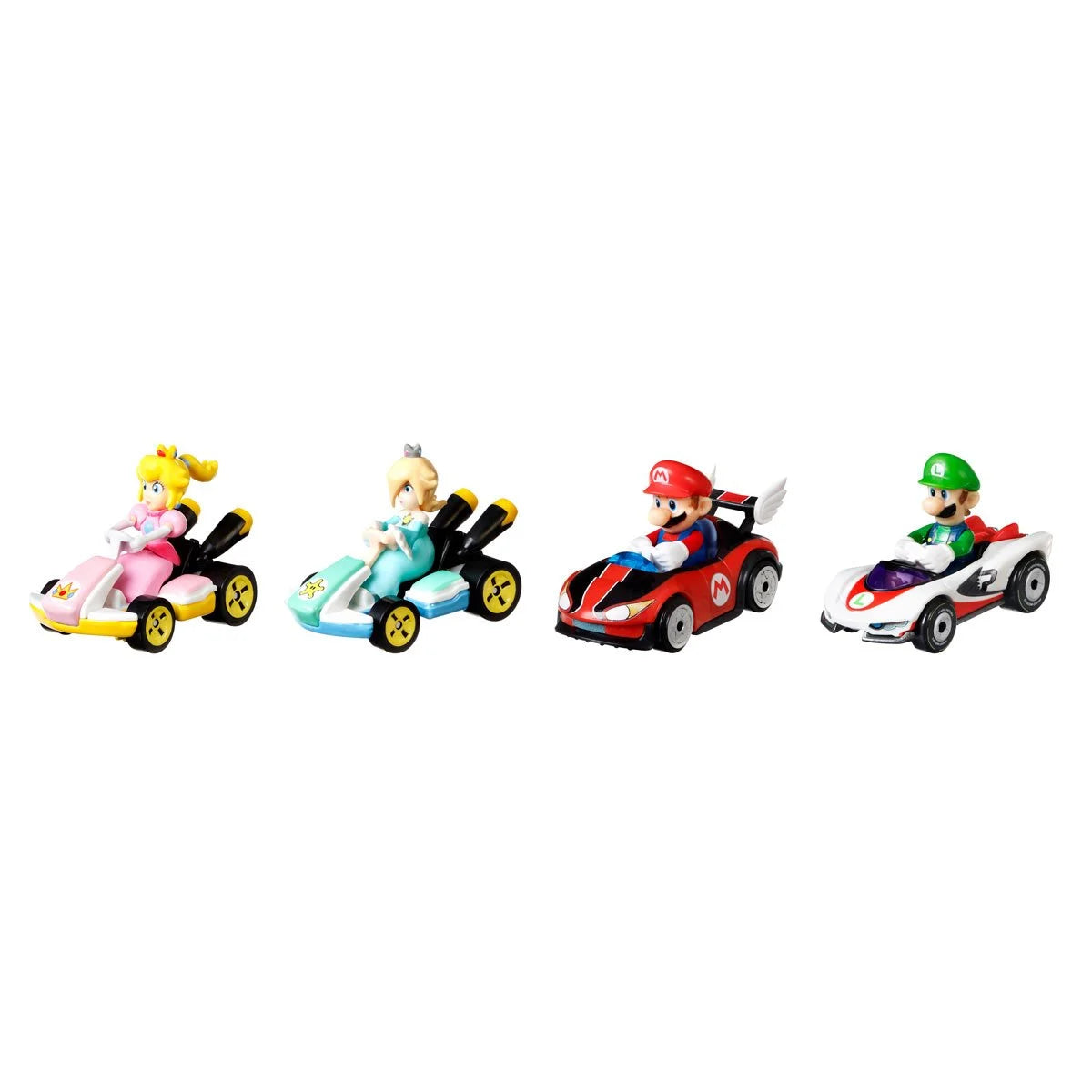 Mario Kart Hot Wheels 2025 Mix 3 Vehicle 4-Pack Case of 3