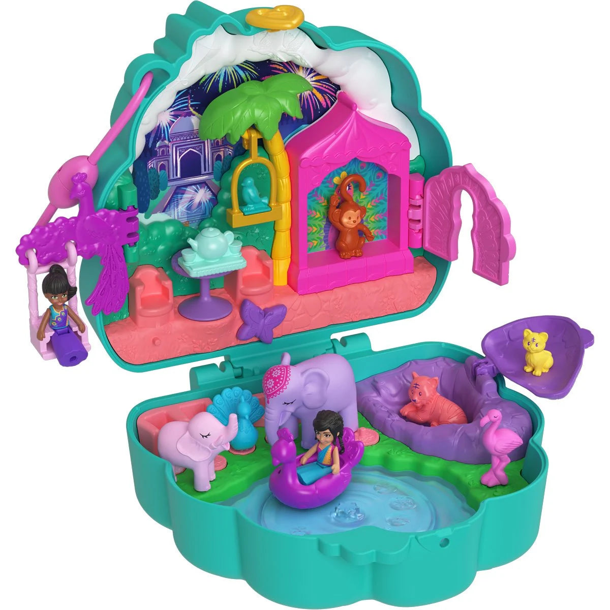 Polly Pocket Peacock Garden Compact Playset
