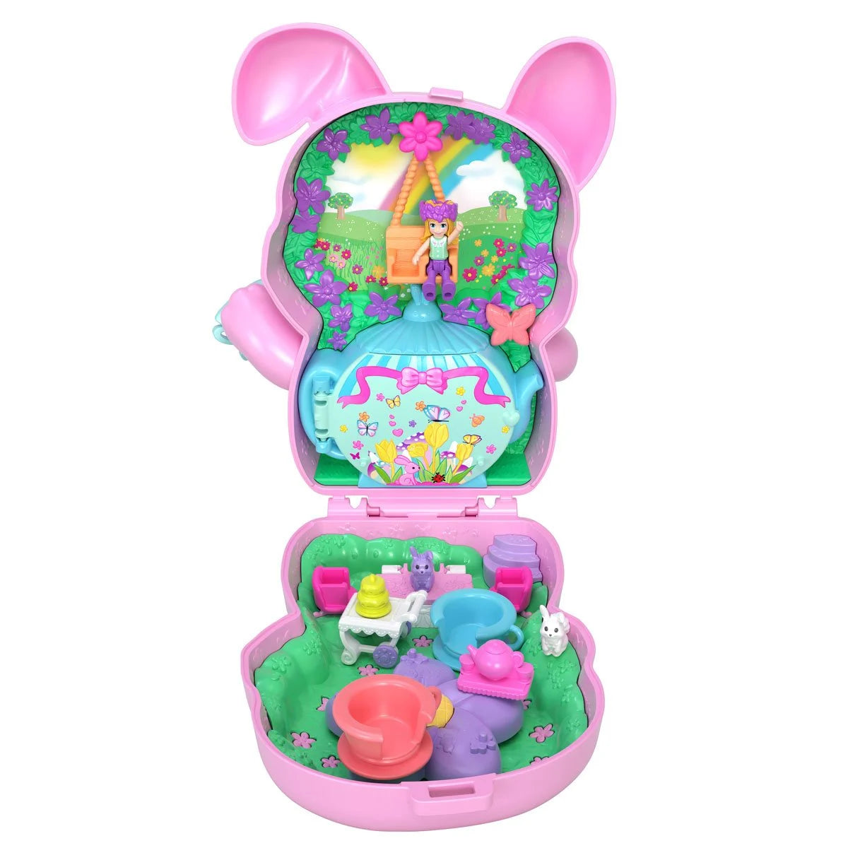 Polly Pocket Tea Party Bunny Compact Playset