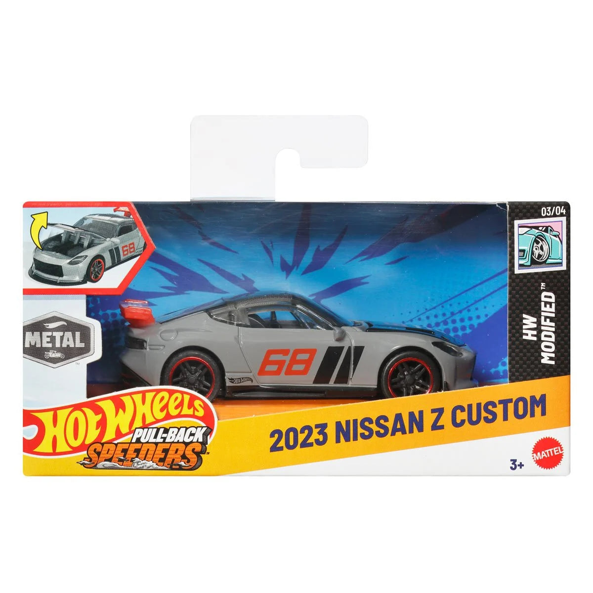 Hot Wheels Pull-Back Speeders 2025 Mix 2 Display Case of 8