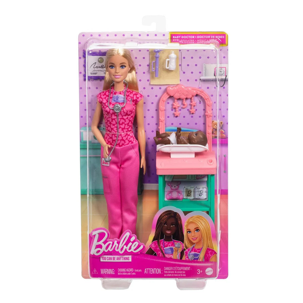 Barbie Baby Doctor Doll with Blonde Hair