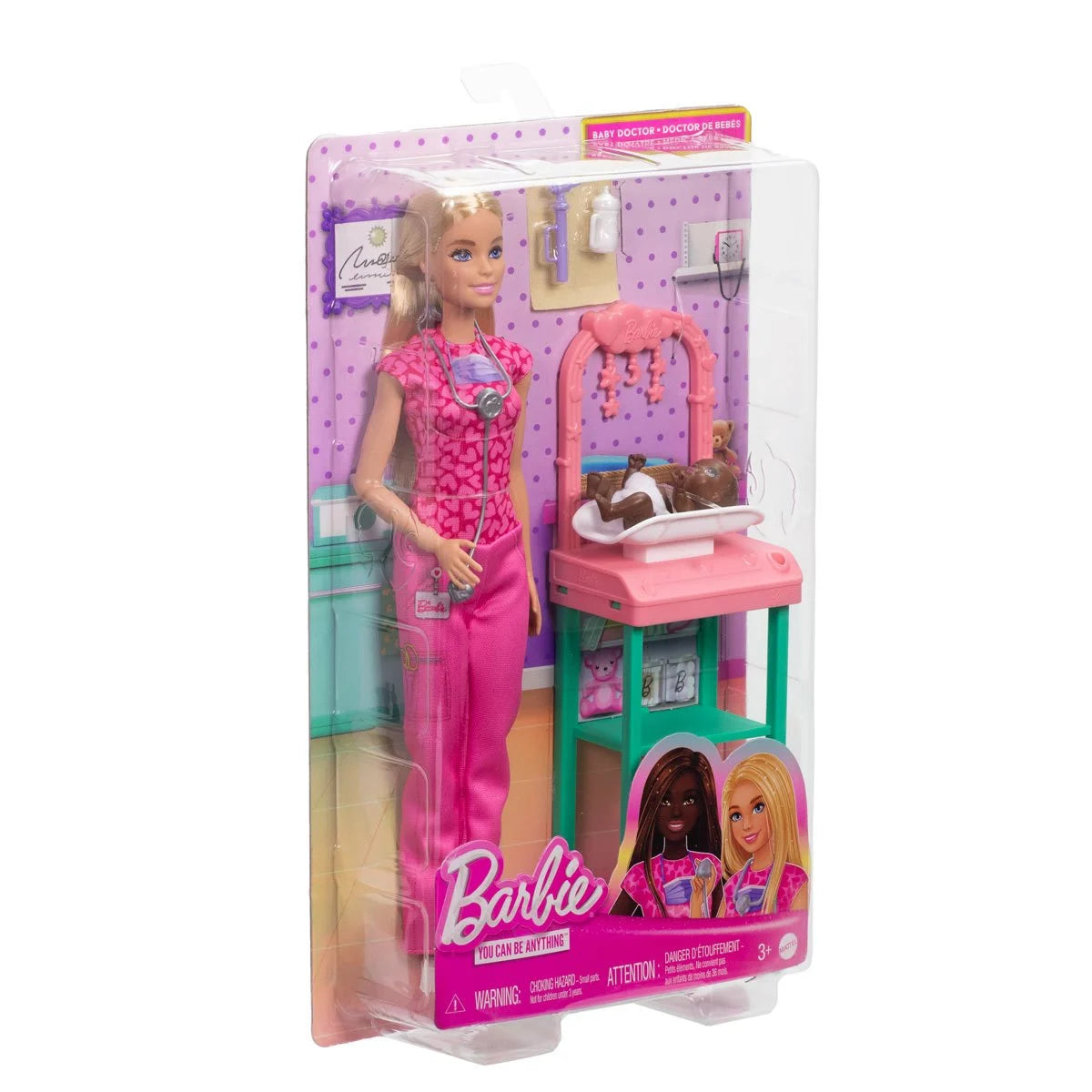 Barbie Baby Doctor Doll with Blonde Hair
