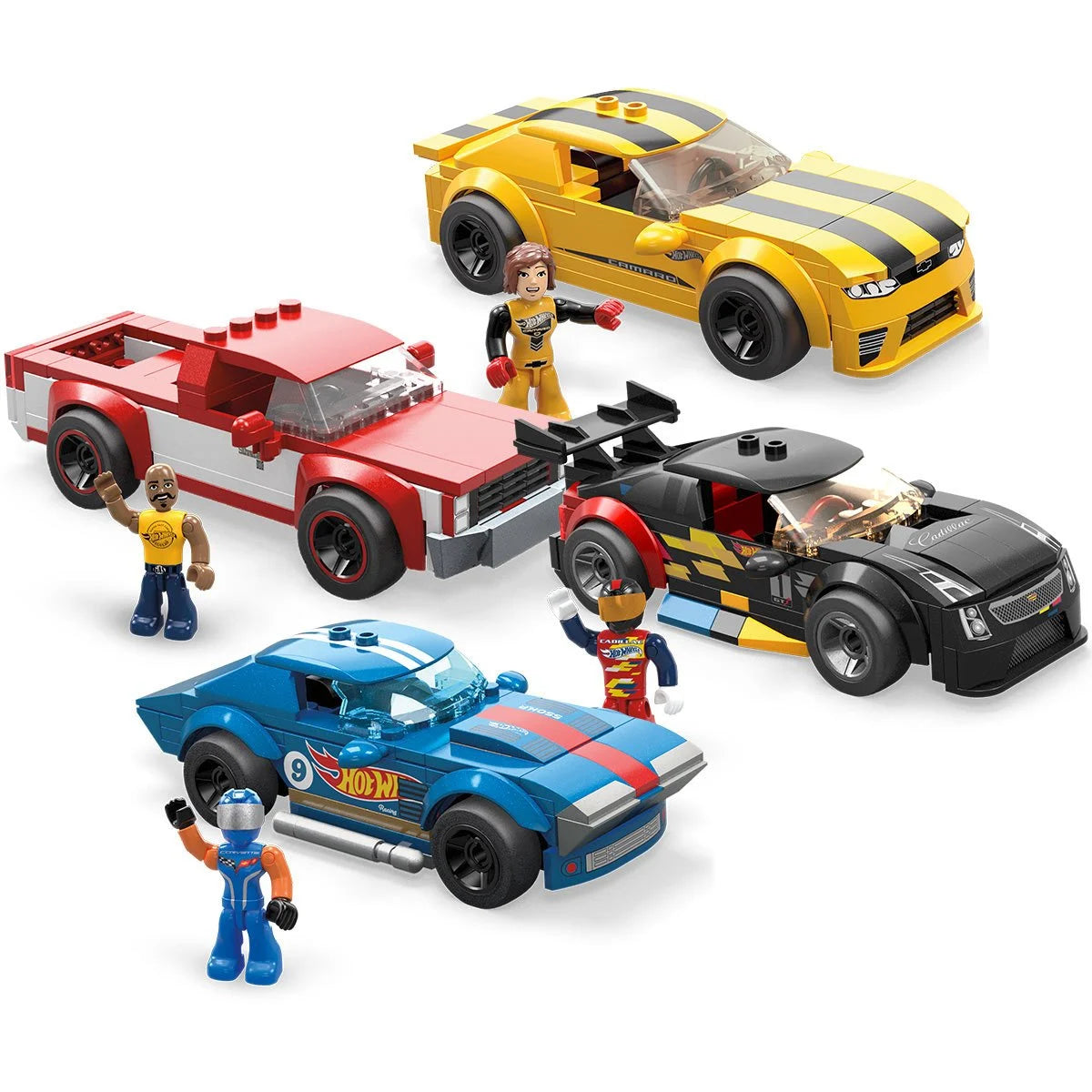 Hot Wheels Mega Construx Real World Racers Case of 4