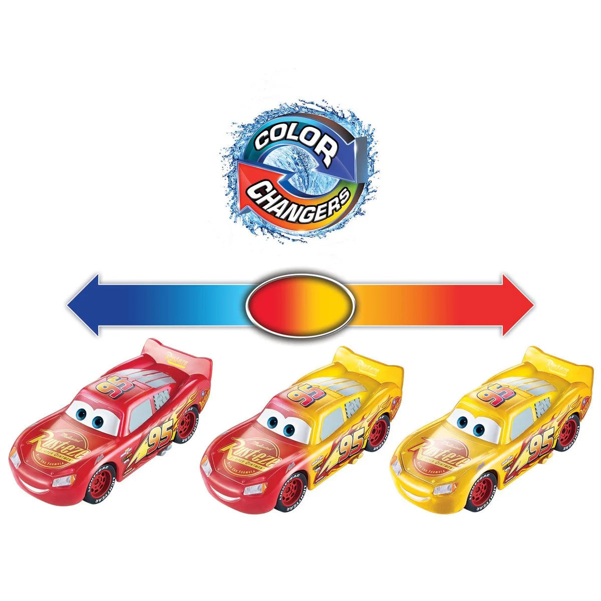 Cars Color Changers 1:55 Scale 2024 Mix 5 Case of 8