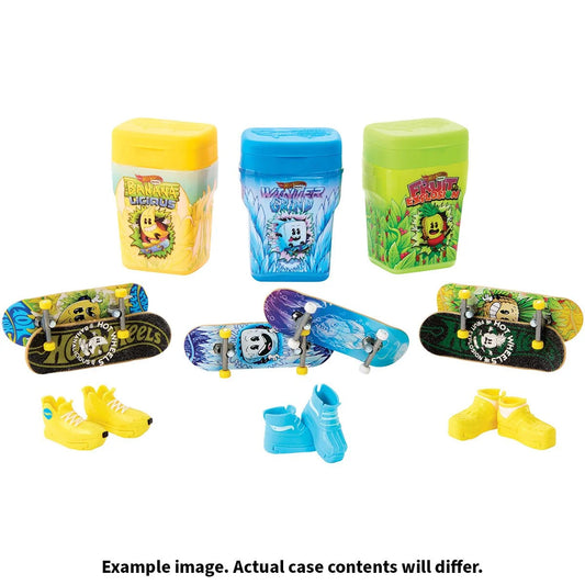 Hot Wheels Skate Fingerboard Flavor Stasher 2-Pack 2024 Mix 4 Case of 6
