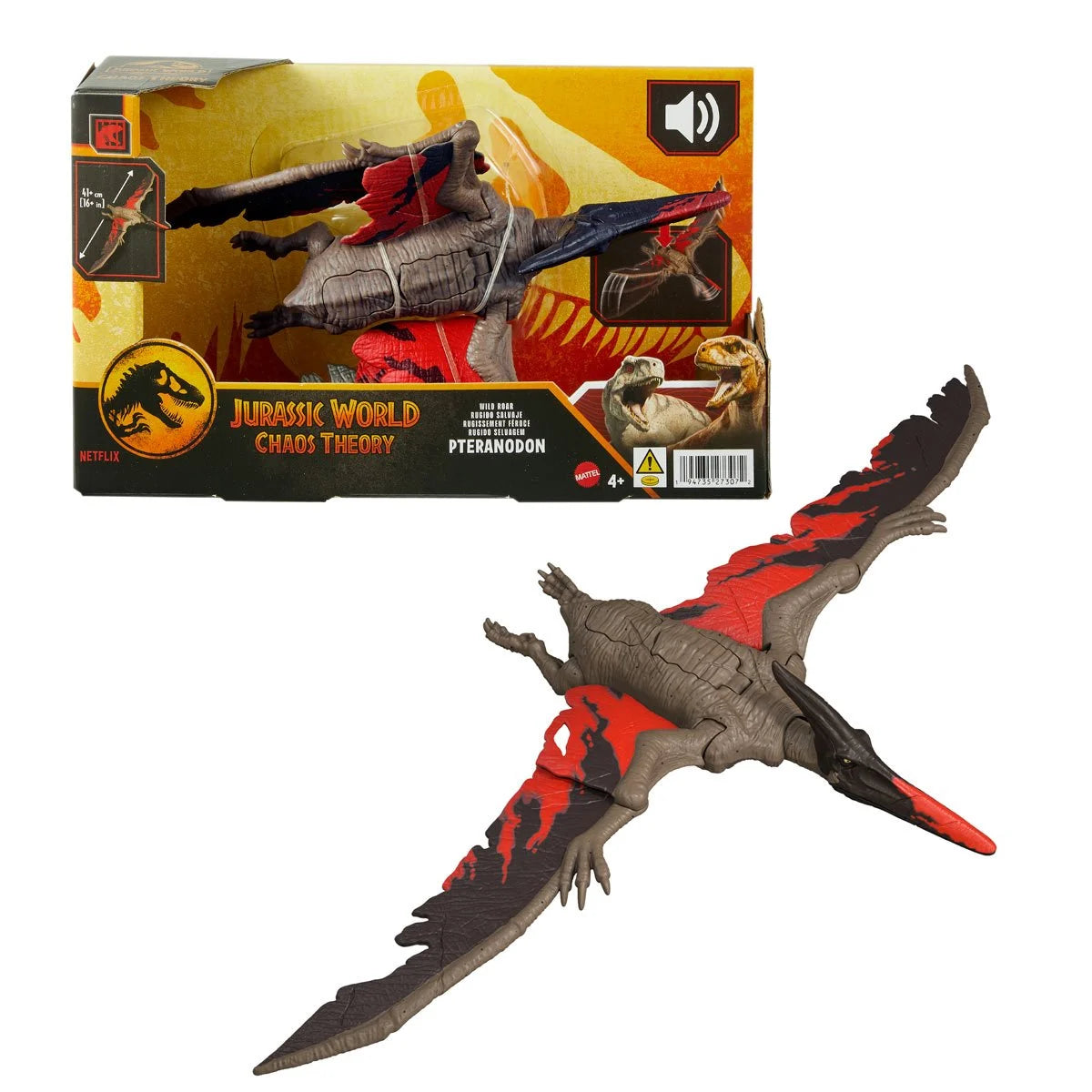 Jurassic World Wild Roar Pteranodon Action Figure
