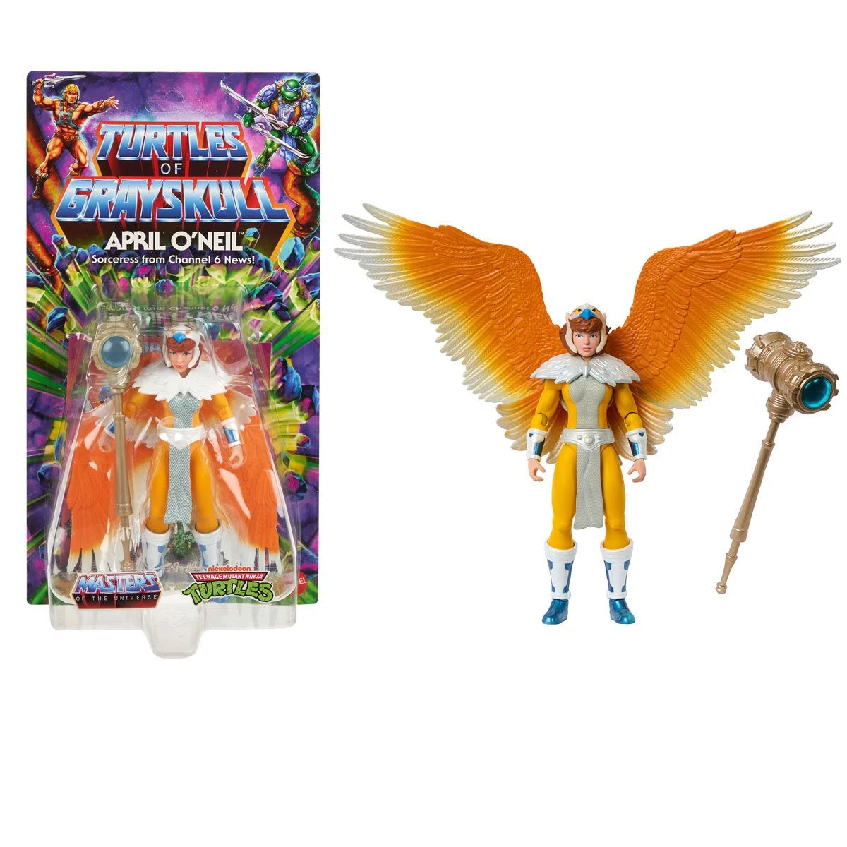 Masters of the Universe Origins Turtles of Grayskull Wave 4 April O'Neil Action Figure