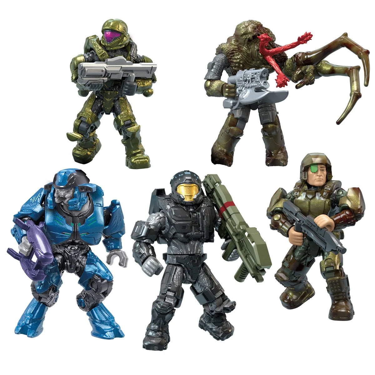 Halo Mega Construx 2024 Mix 3 Micro Figure Blind-Bag Case of 32