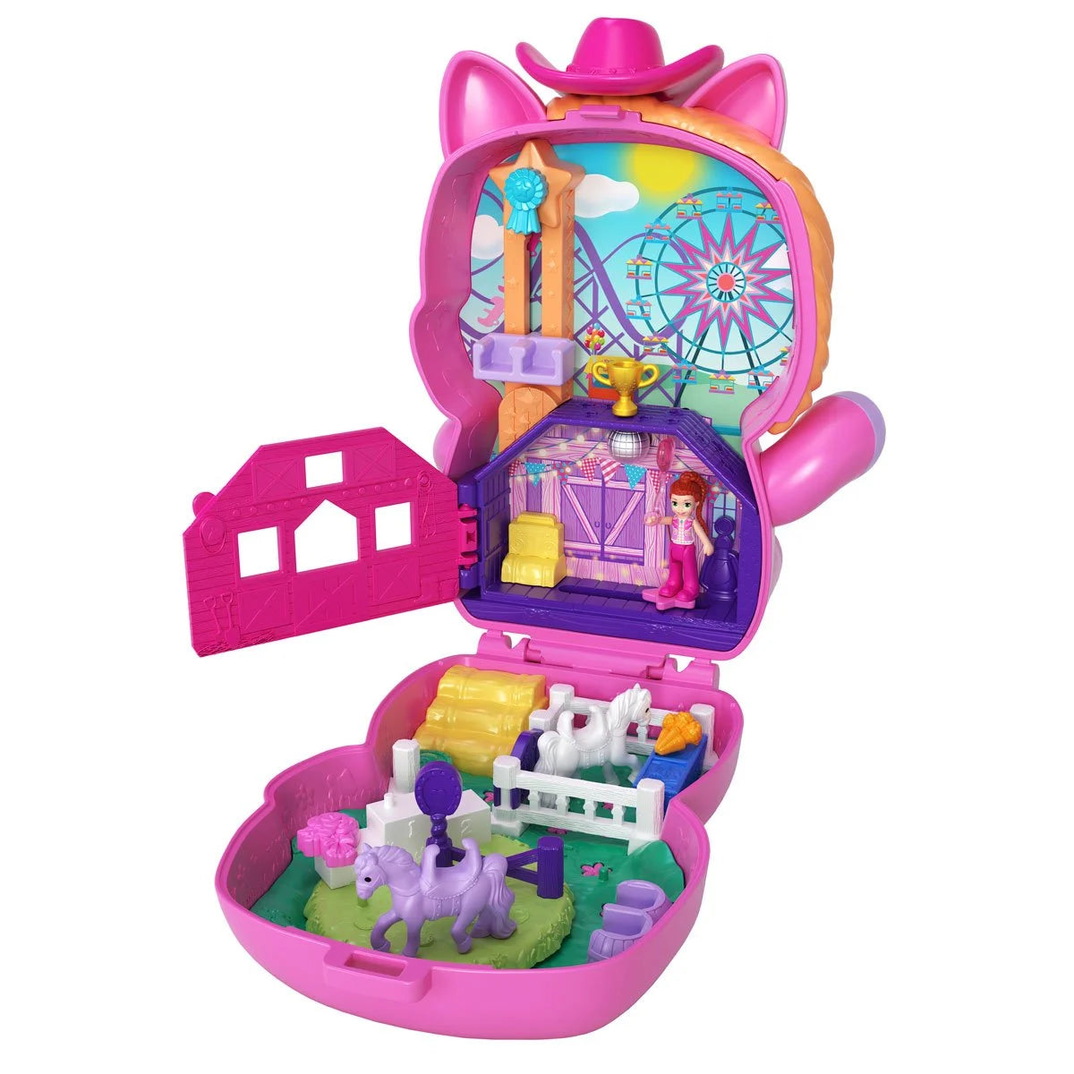 Polly Pocket Pony Rodeo Compact Playset