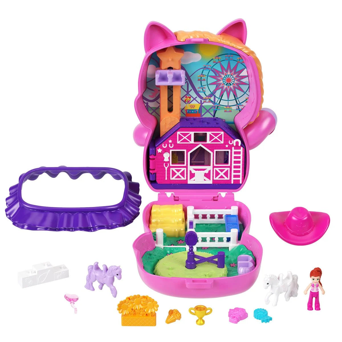 Polly Pocket Pony Rodeo Compact Playset