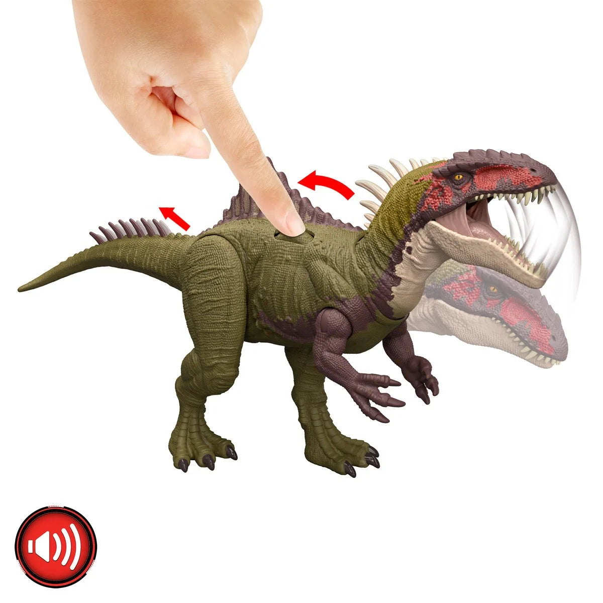 Jurassic World Battle Roarin' Becklespinax Action Figure